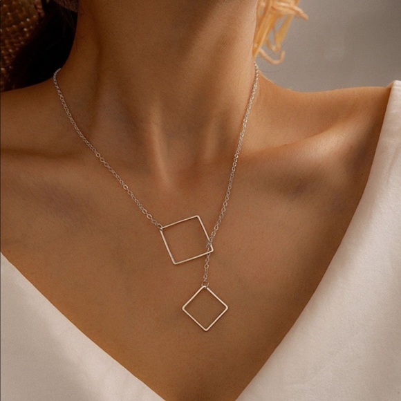 Jewelry - Squares Charm Necklace